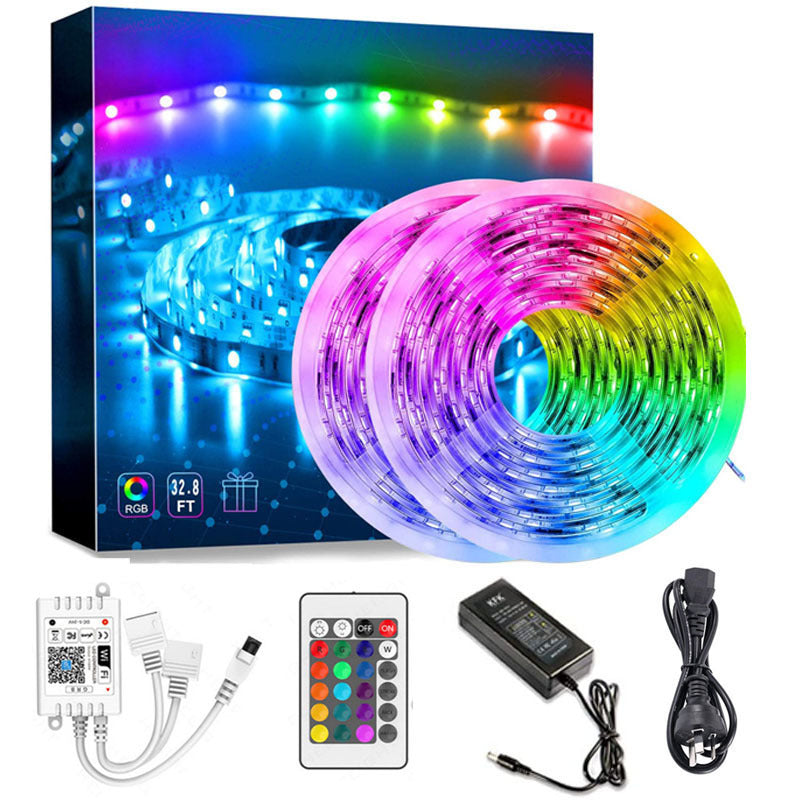 5050LED Light Belt Set WIFI Smart DC12V24 Key APP Colorful RGBLED Lamp Strip Dripping Glue Waterproof